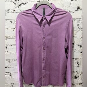lululemon athletica Men's Commission Button Down Shirt *Purple Wash